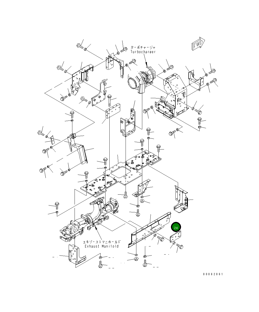 Крышка 6251-11-8550 Komatsu