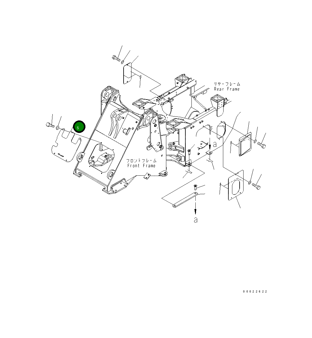 Крышка 417-911-3321  Komatsu