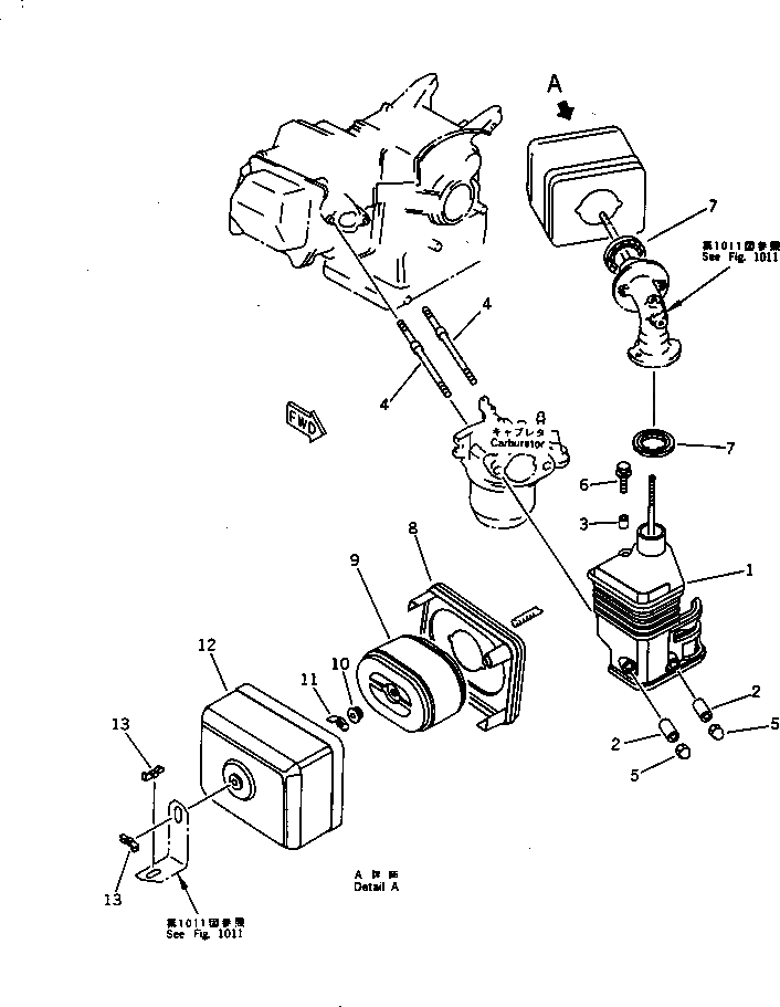 Болт HD934940602008  Komatsu