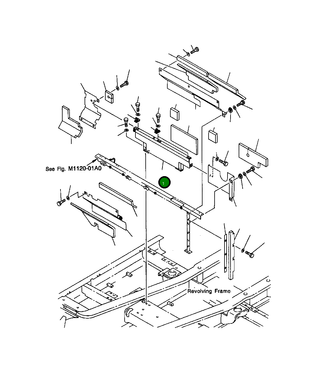 Крышка 208-54-68230 Komatsu