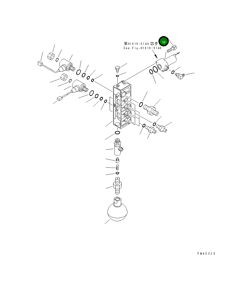 Болт 203-60-62230 Komatsu