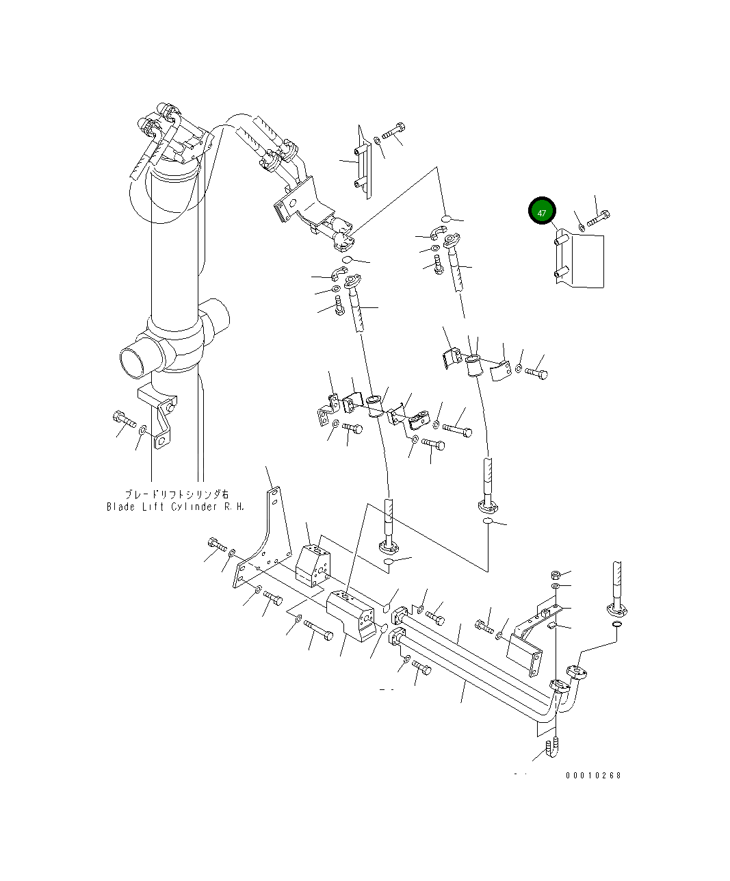 Крышка 198-61-51730  Komatsu