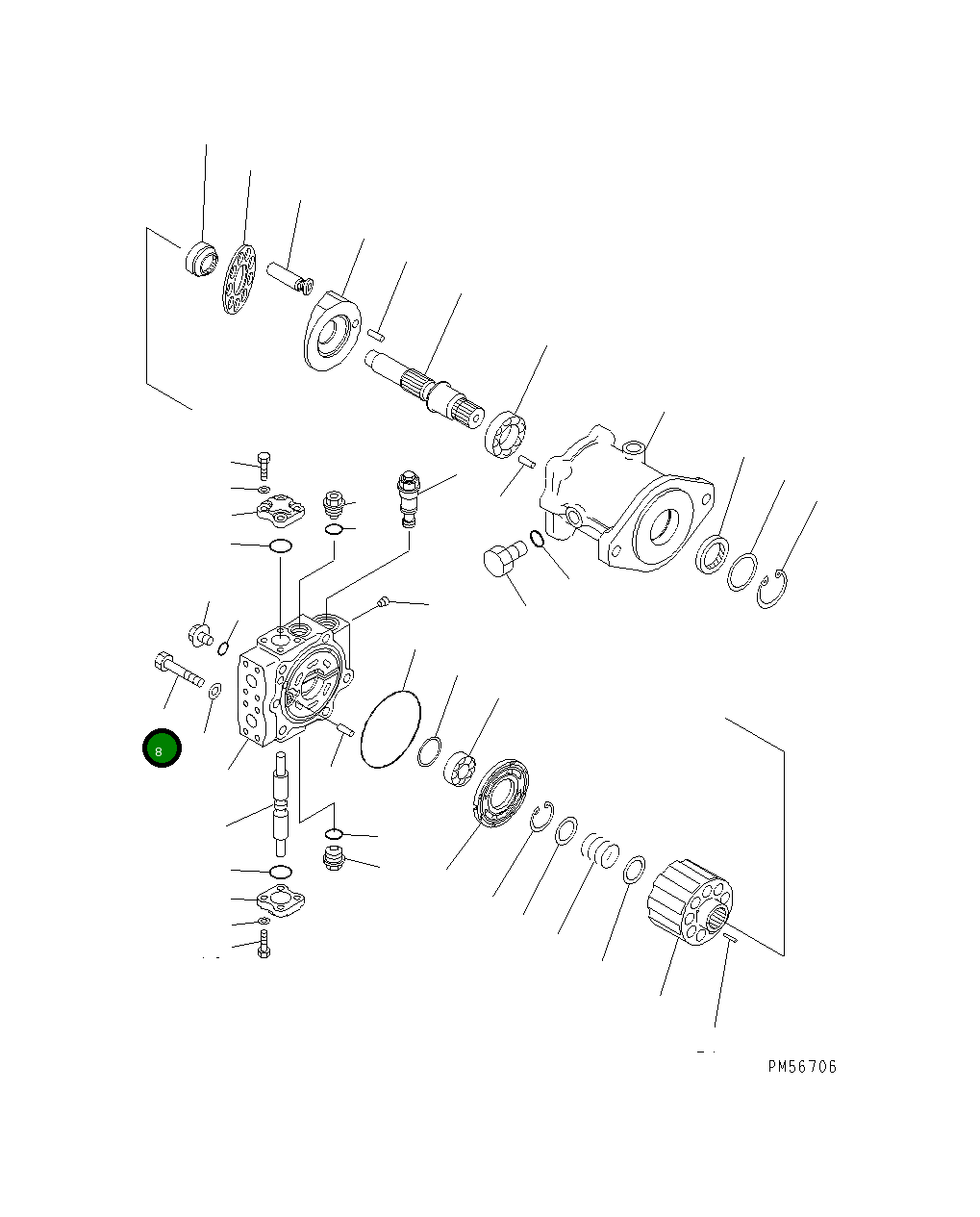 Болт 01011-31600 Komatsu