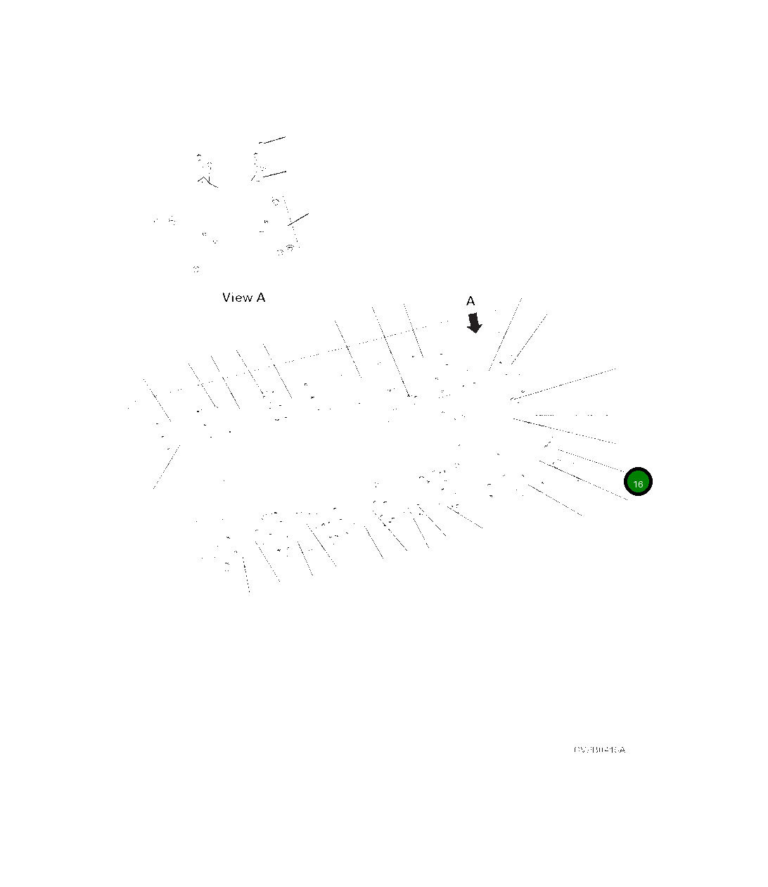Крышка 208-54-A1850  Komatsu