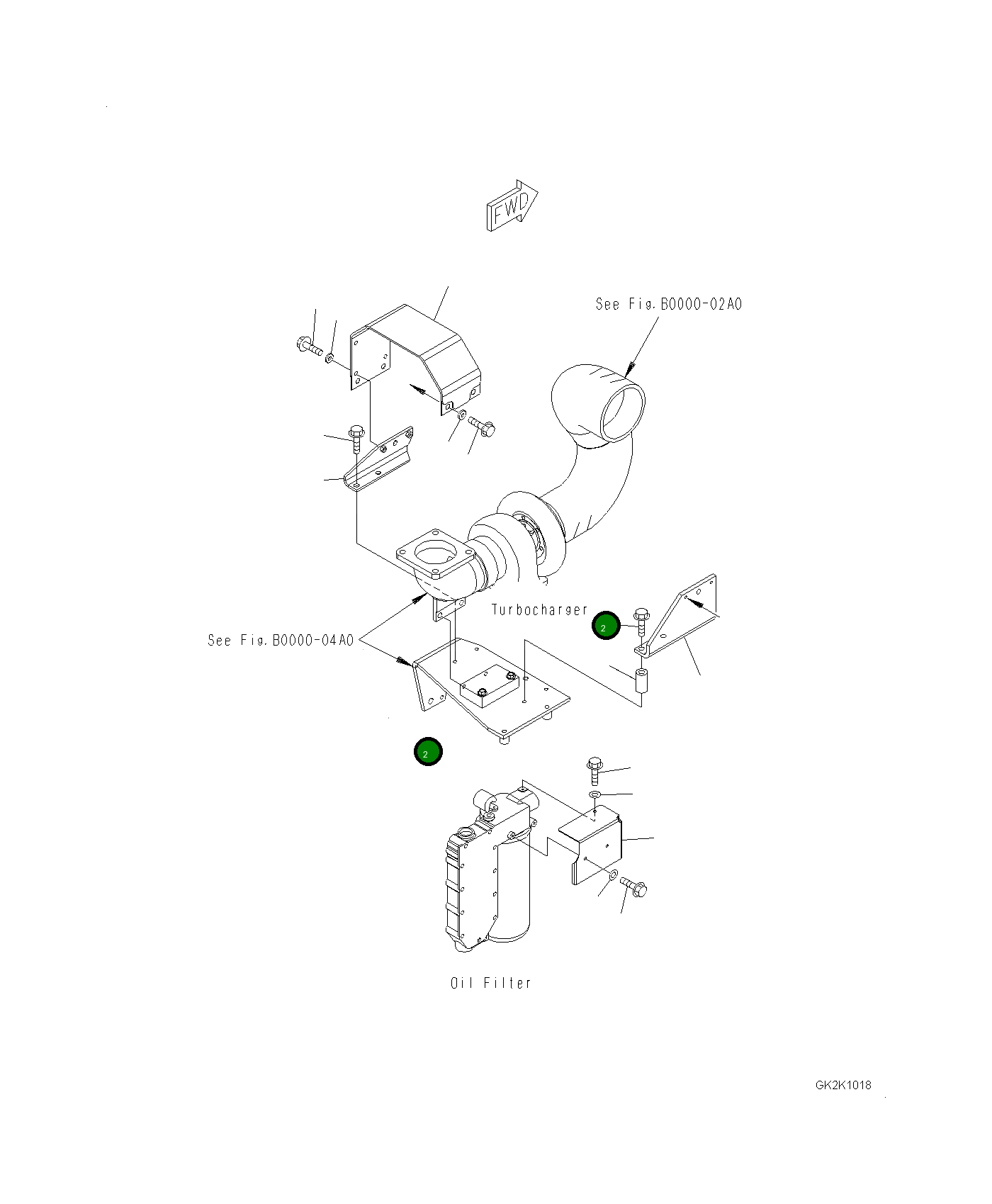 Болт 01435-01020 Komatsu