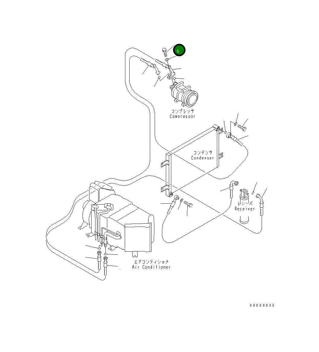 Болт 01050-51030 Komatsu