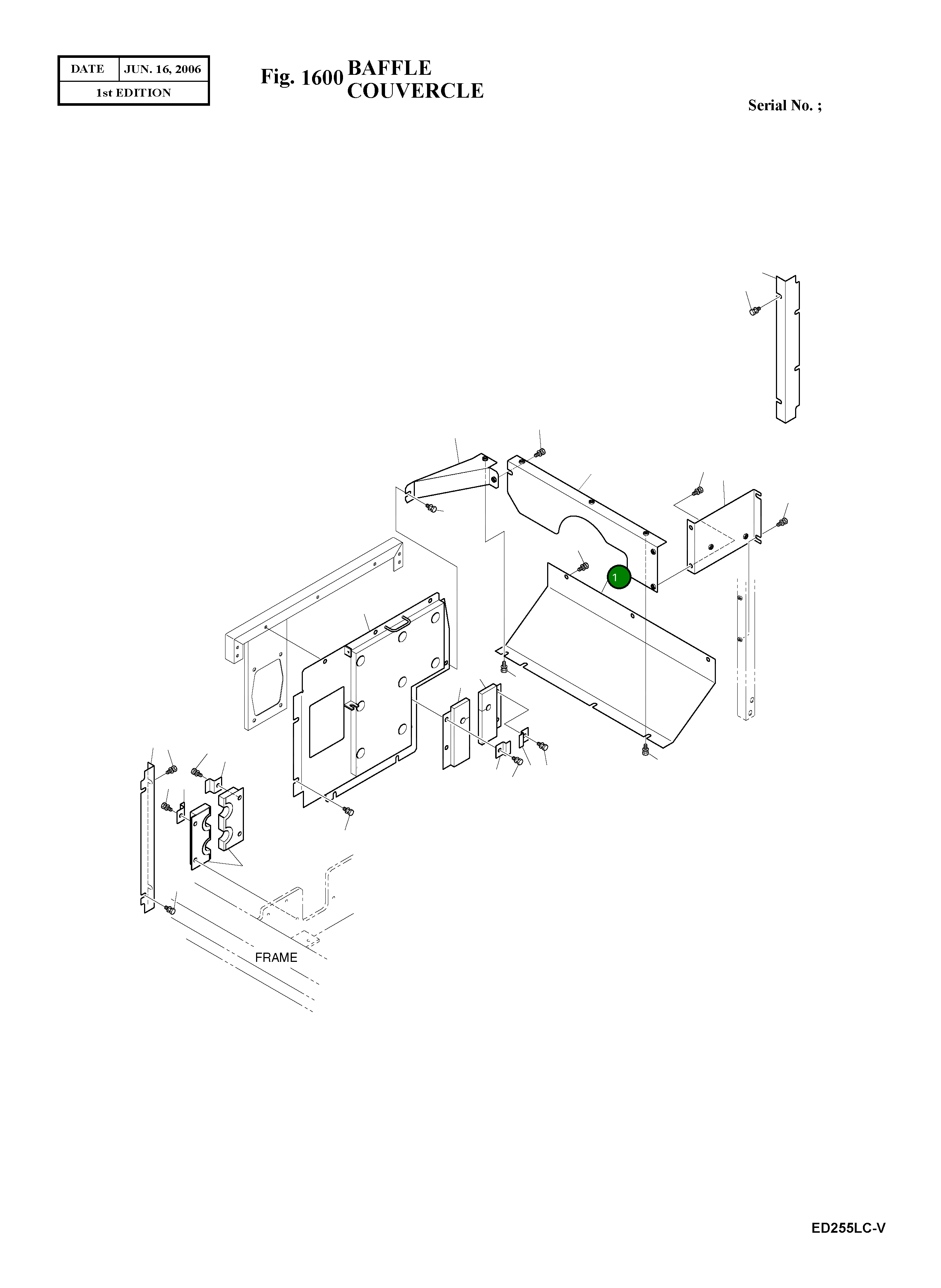 Крышка 621-02079A Komatsu