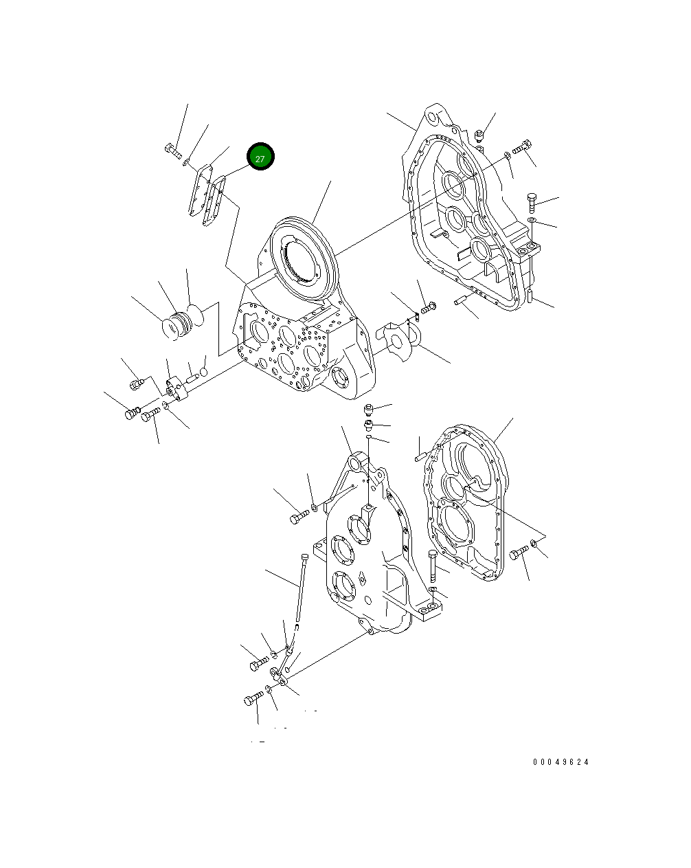 Крышка 156-76-21710 Komatsu