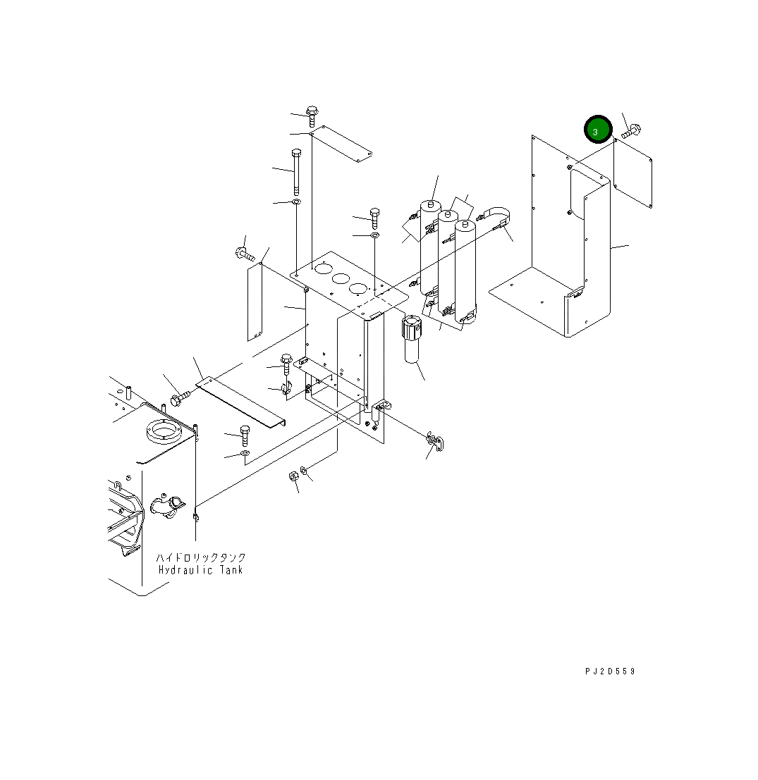 Крышка 569-43-84671 Komatsu
