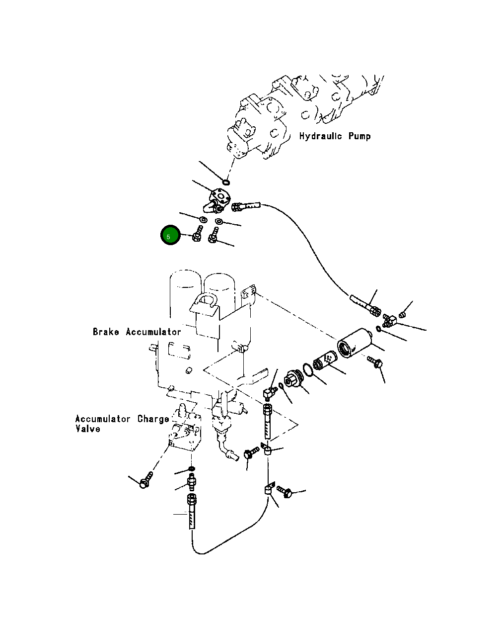 Болт 01010-00850 Komatsu