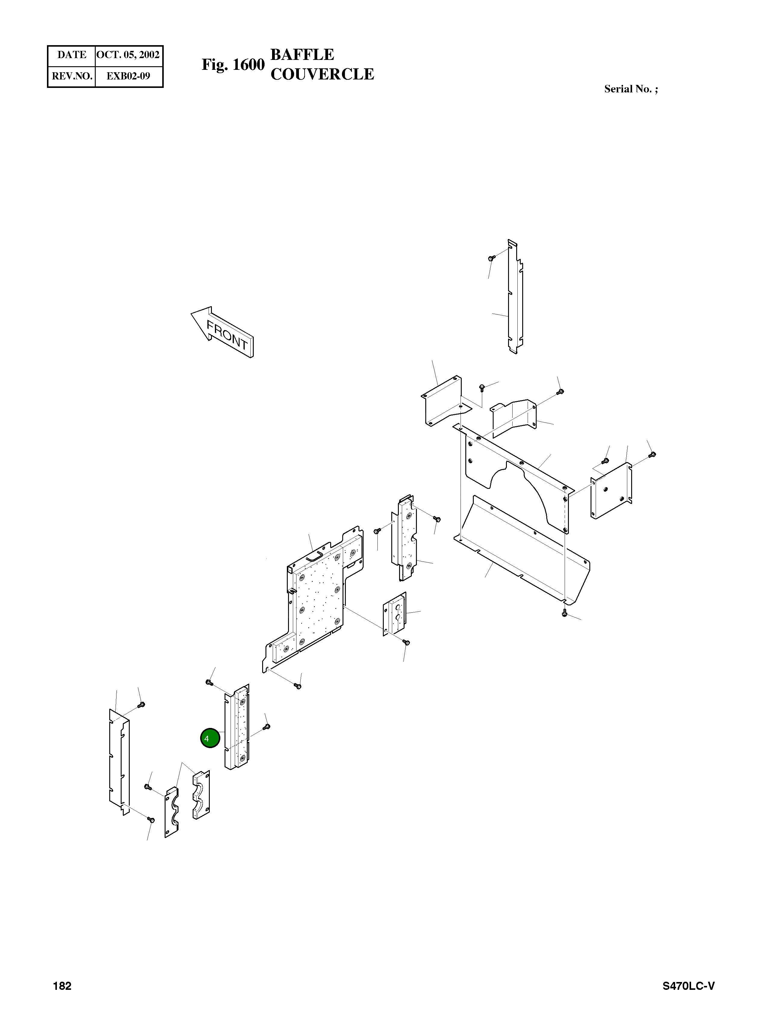 Крышка 621-01701B Komatsu