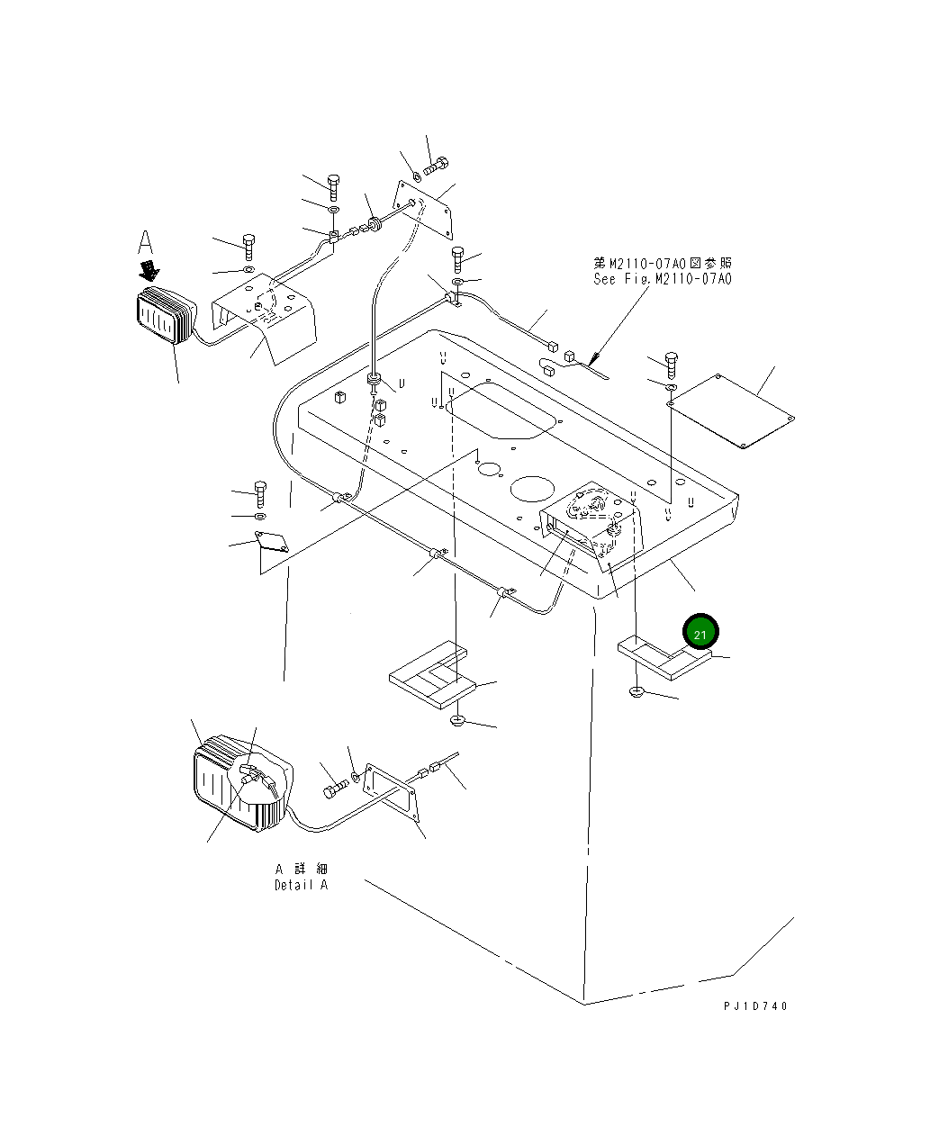 Крышка 195-862-3950  Komatsu