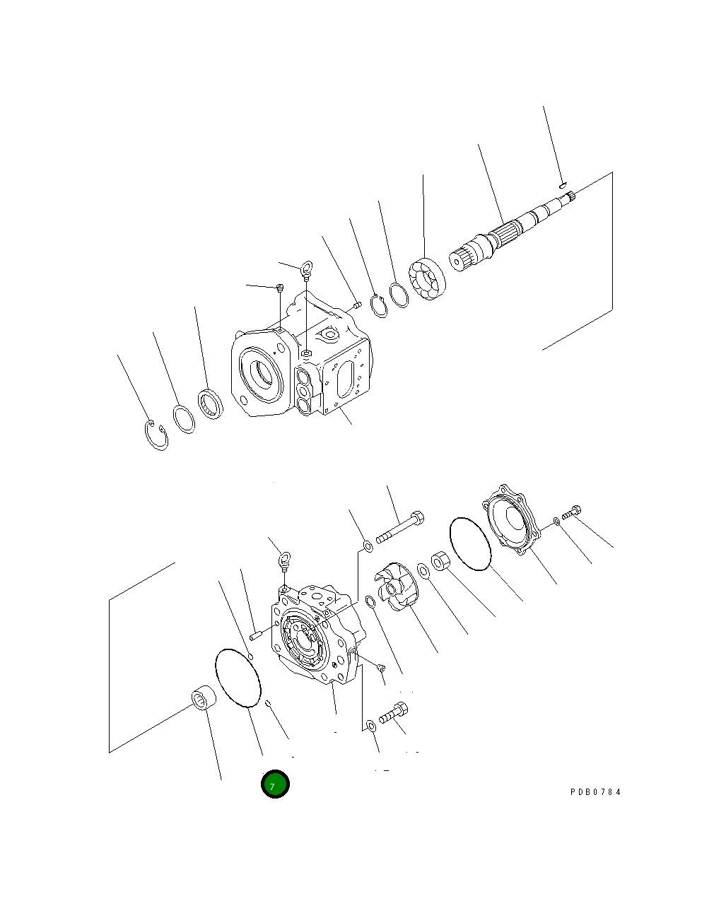 Кольцо уплотнительное (O-Ring) 07000-05175 Komatsu
