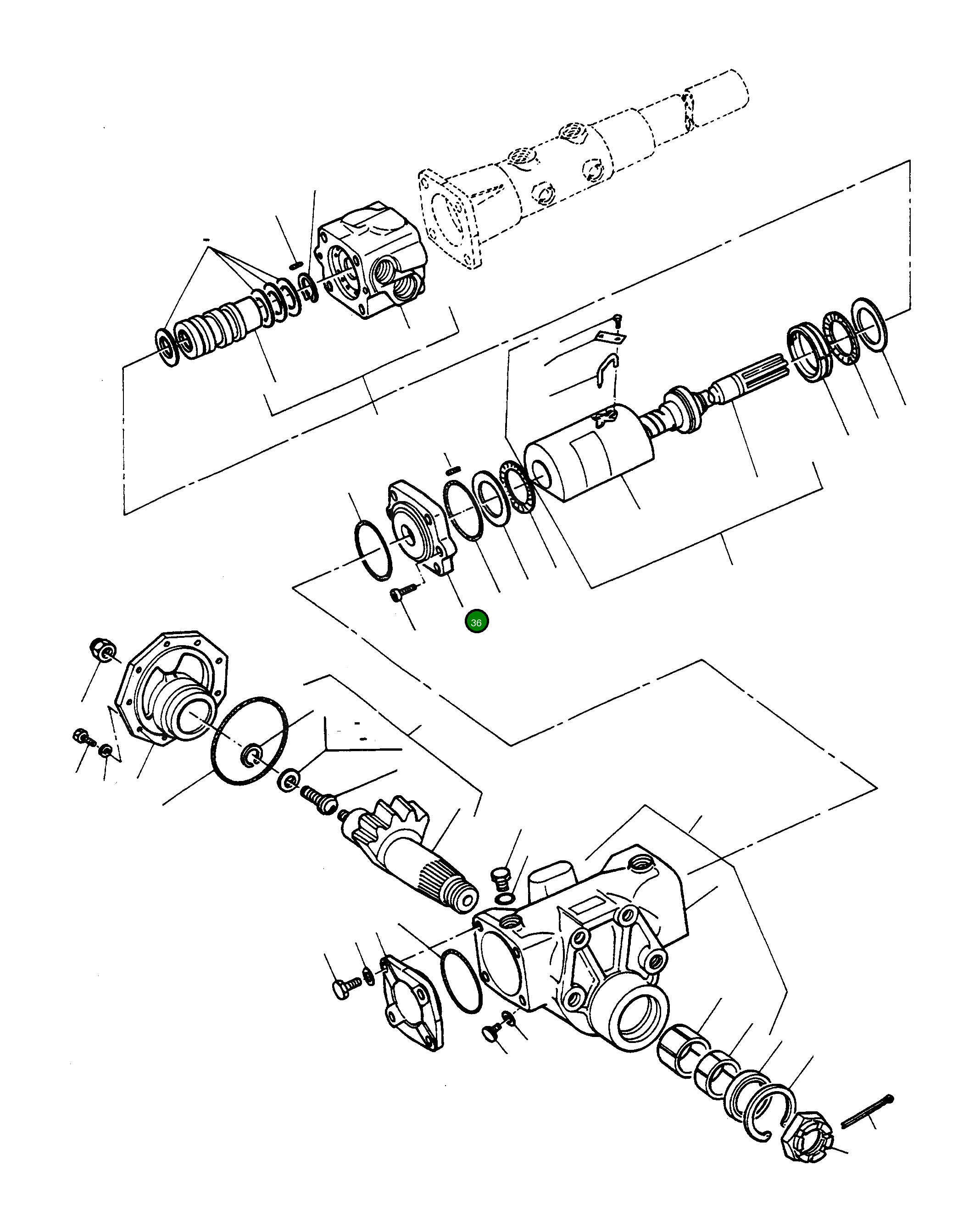 Крышка 2944339M1 Komatsu