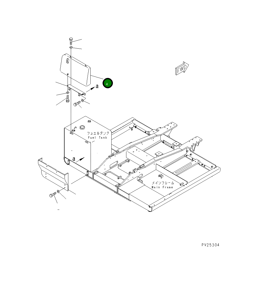 Крышка 20Y-54-29632 Komatsu