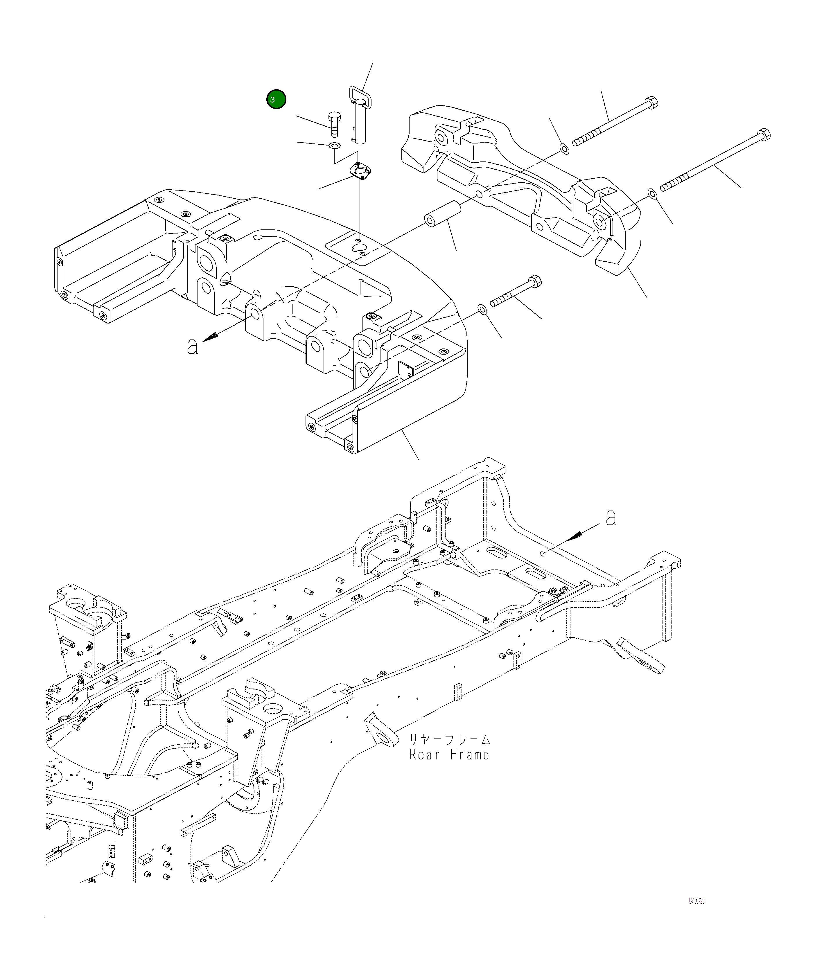 Болт 421-975-6150 Komatsu