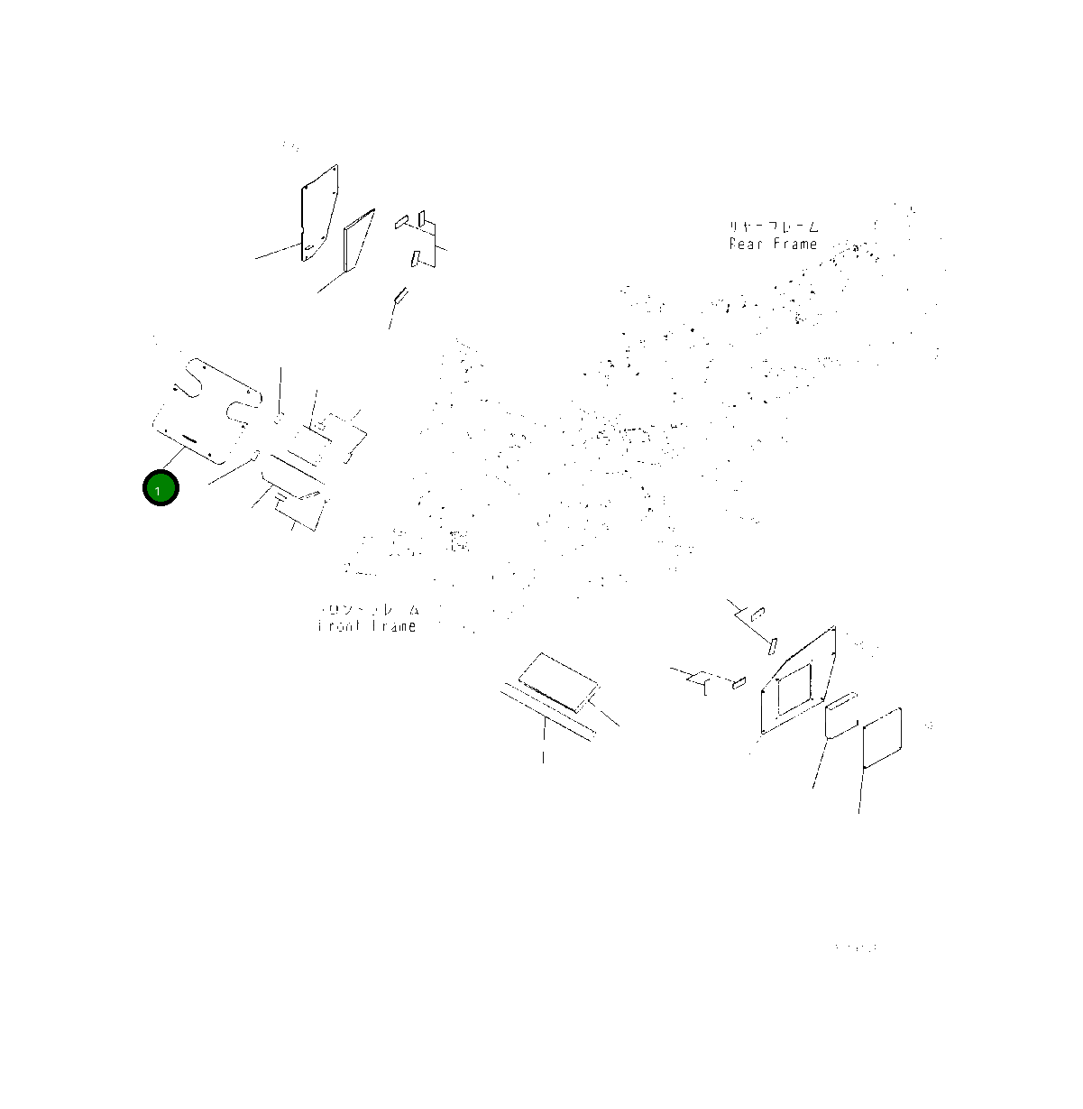 Крышка 423-877-5210 Komatsu