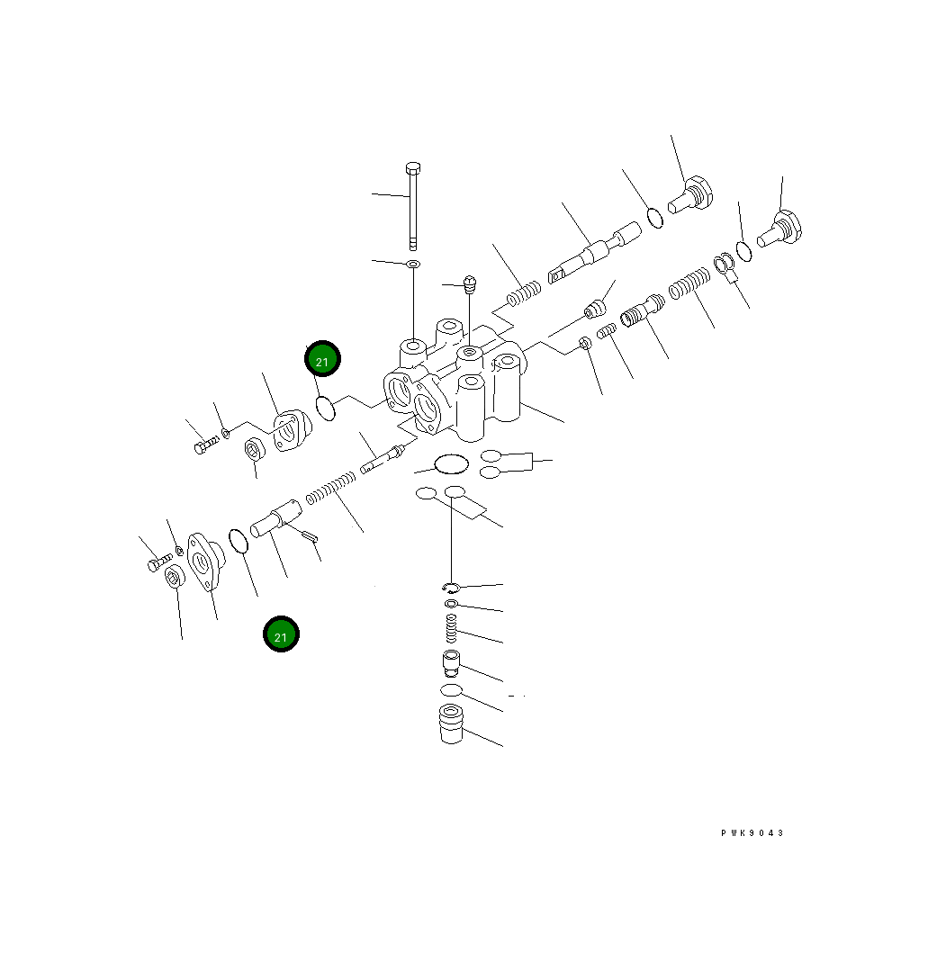 Кольцо уплотнительное (O-Ring) 07002-33034 Komatsu