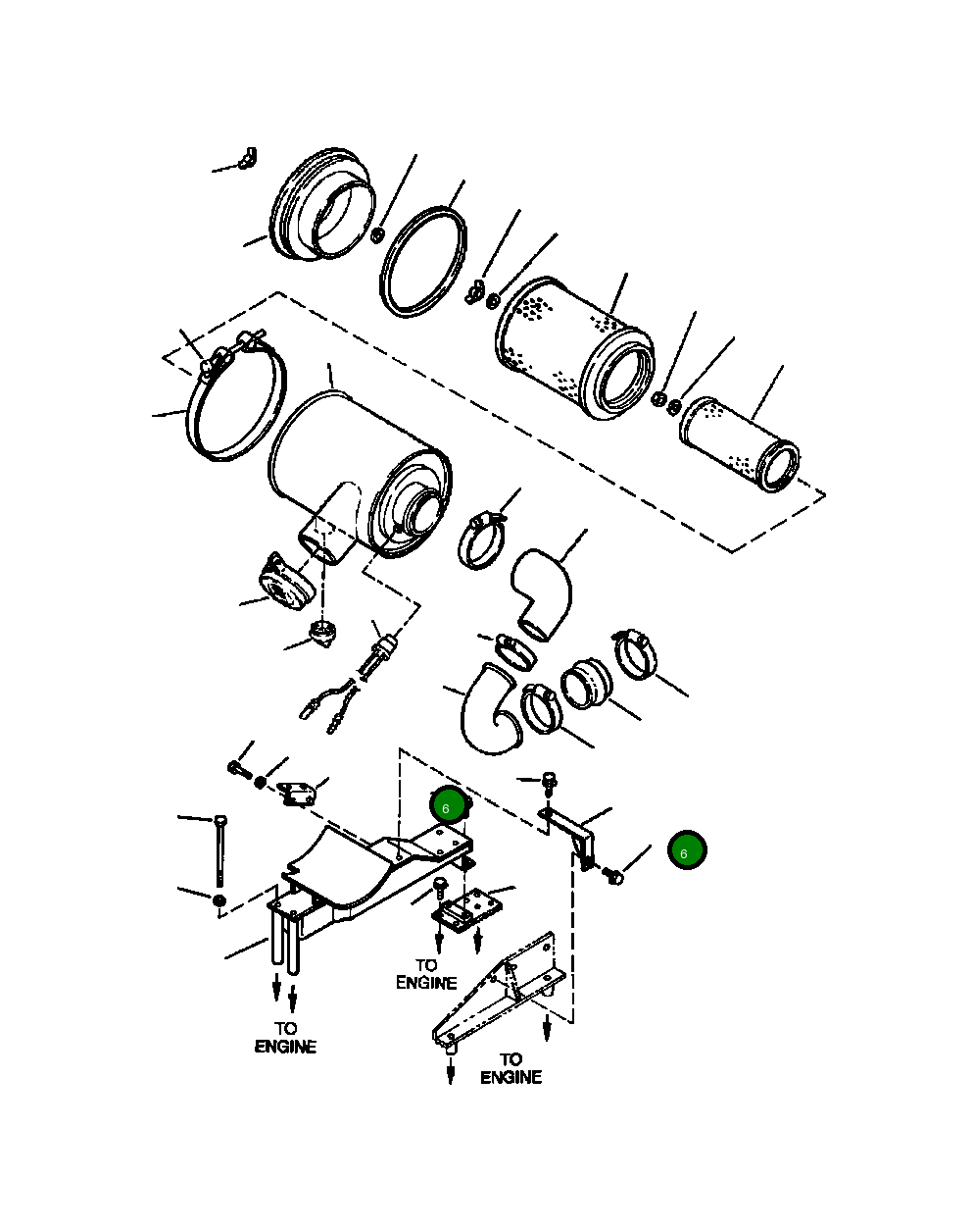 Болт 01435-01026 Komatsu