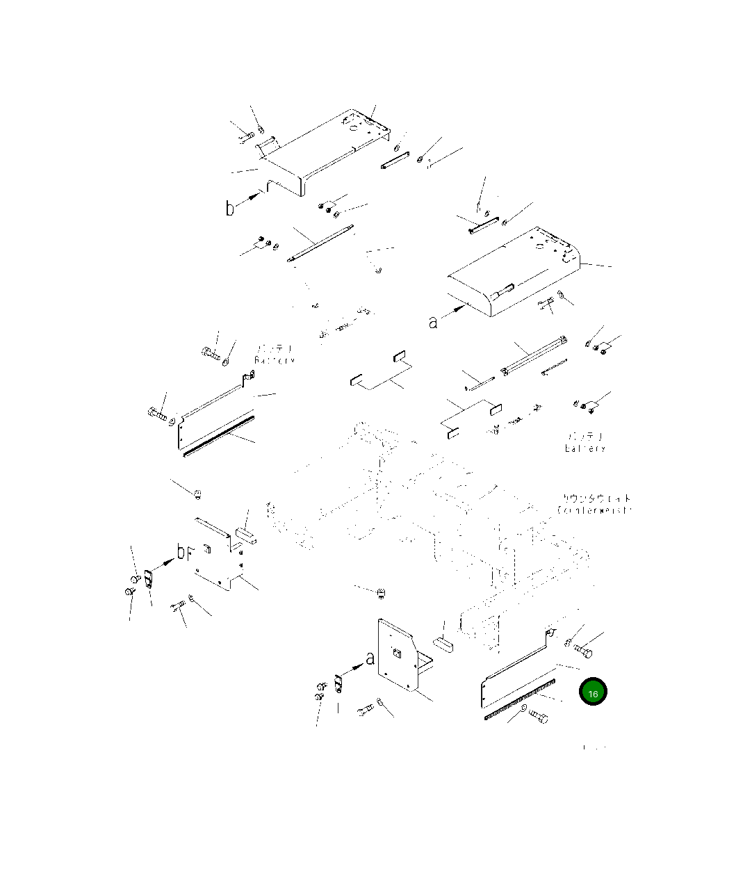 Крышка 418-06-61130 Komatsu