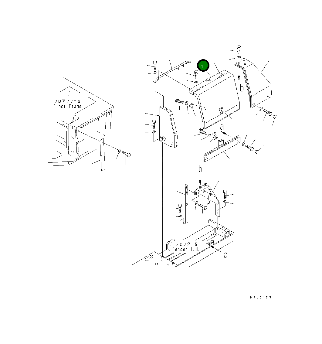 Крышка 154-54-46750 Komatsu