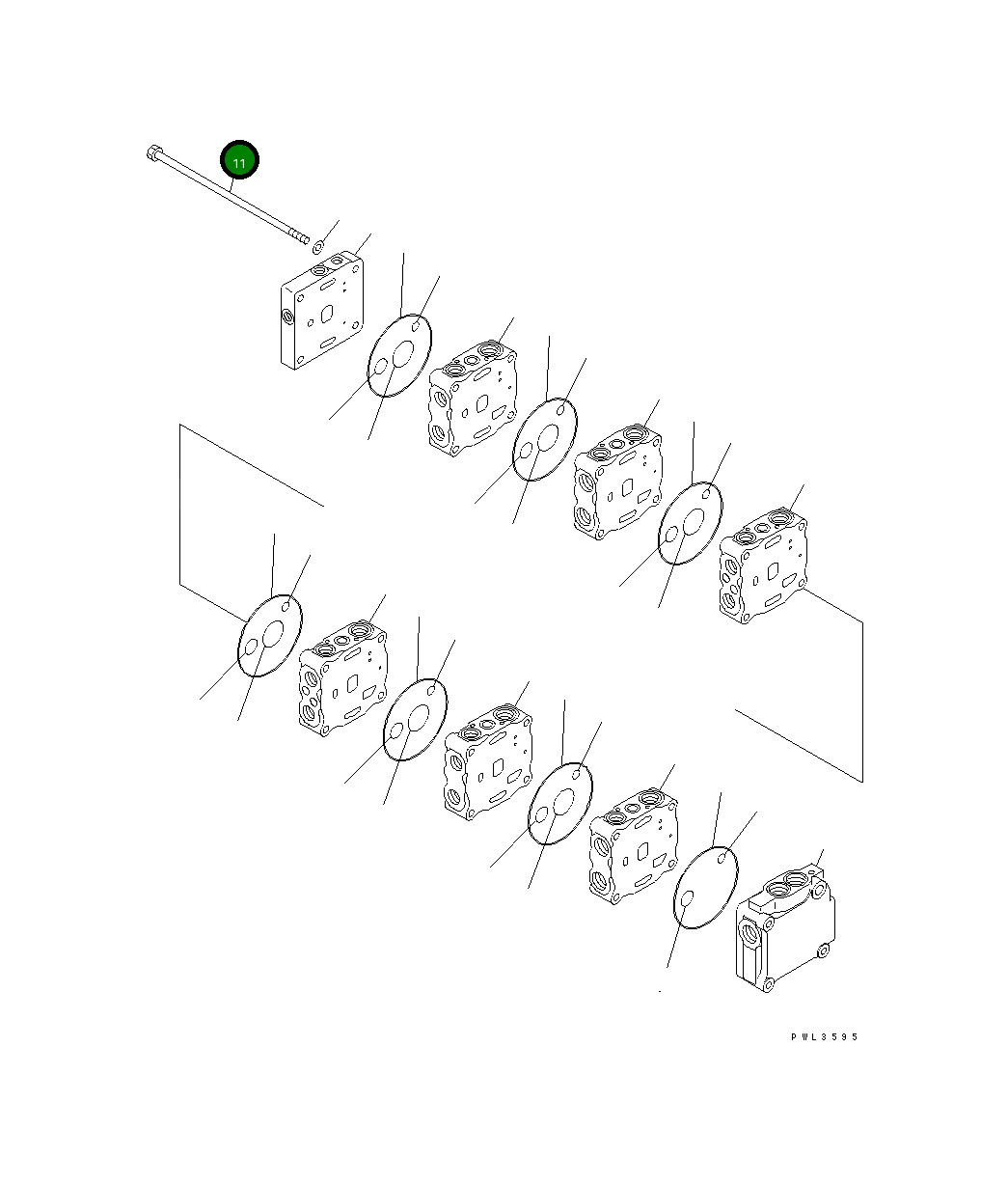 Болт 723-26-15240 Komatsu