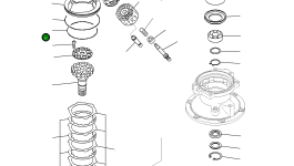 Кольцо уплотнительное (O-Ring) 708-1W-49170 Komatsu