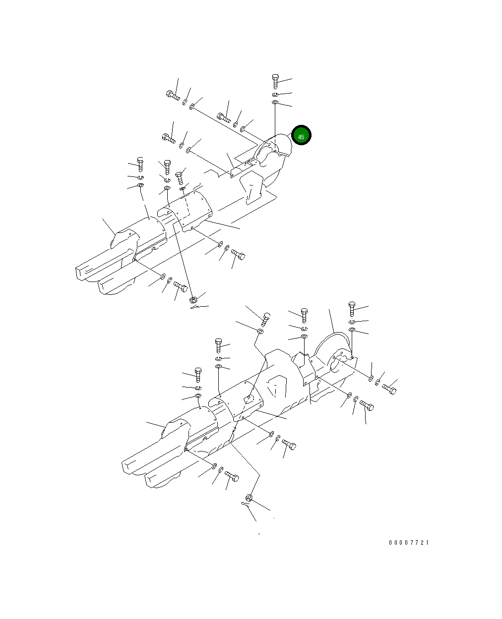 Крышка 175-30-27133 Komatsu