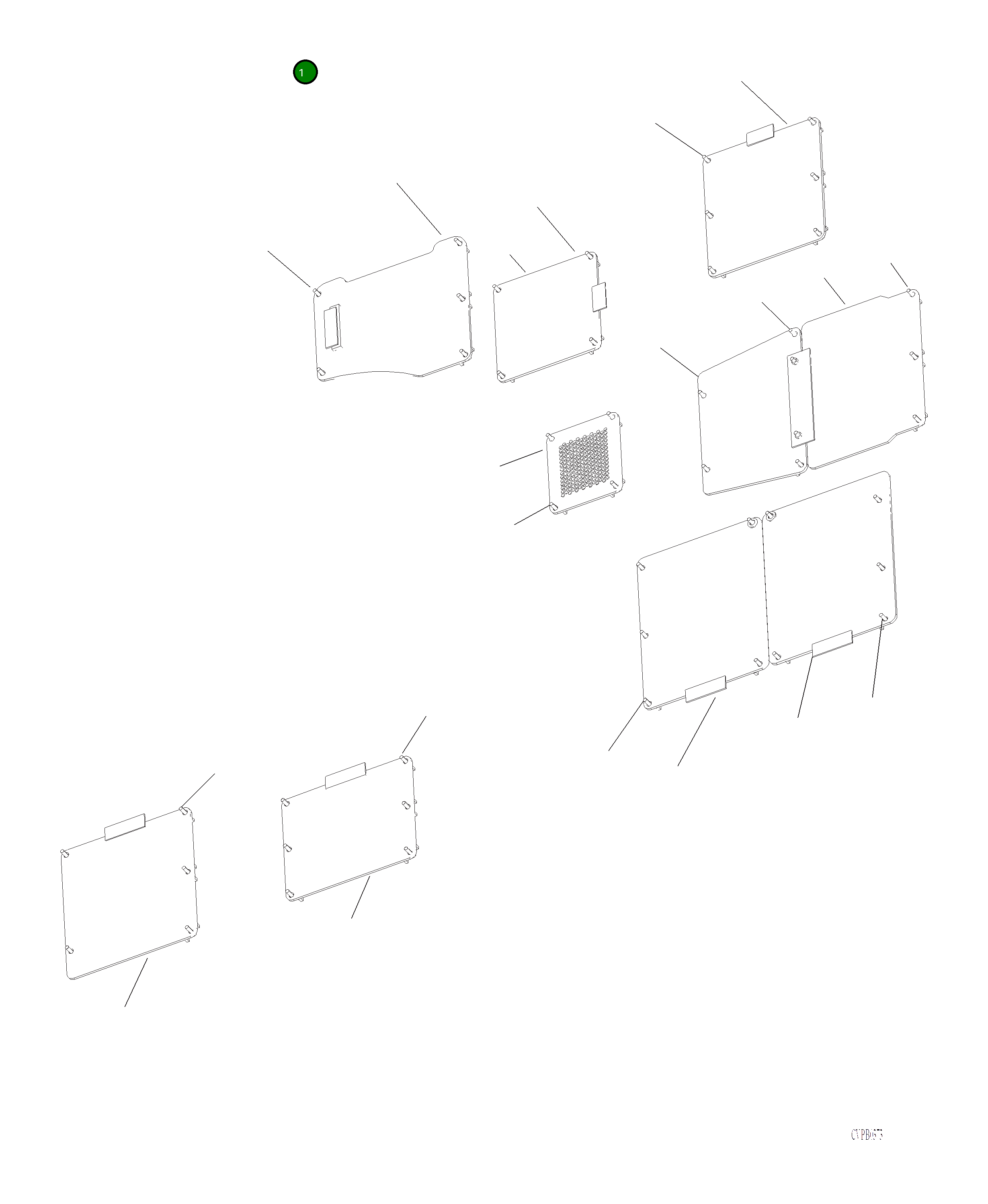 Крышка 206-54-A2570 Komatsu