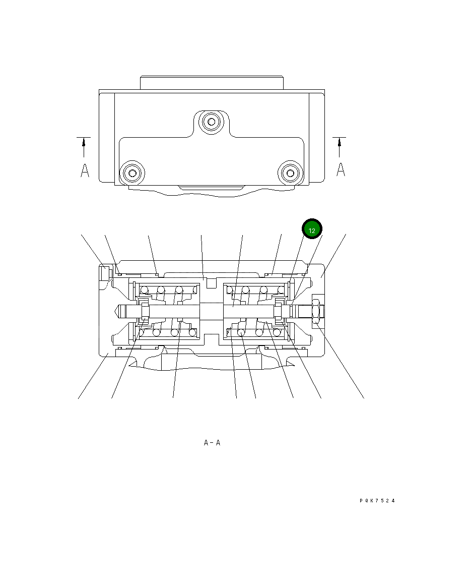 Кольцо UC1303027237  Komatsu