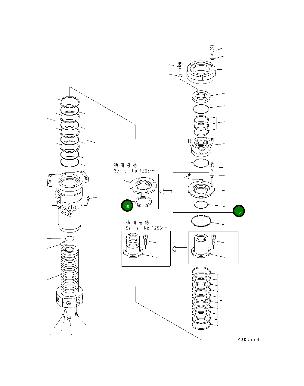 Кольцо уплотнительное (O-Ring) 07000-B5095 Komatsu