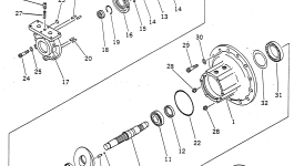 Вал TZ710C1003-00 Komatsu