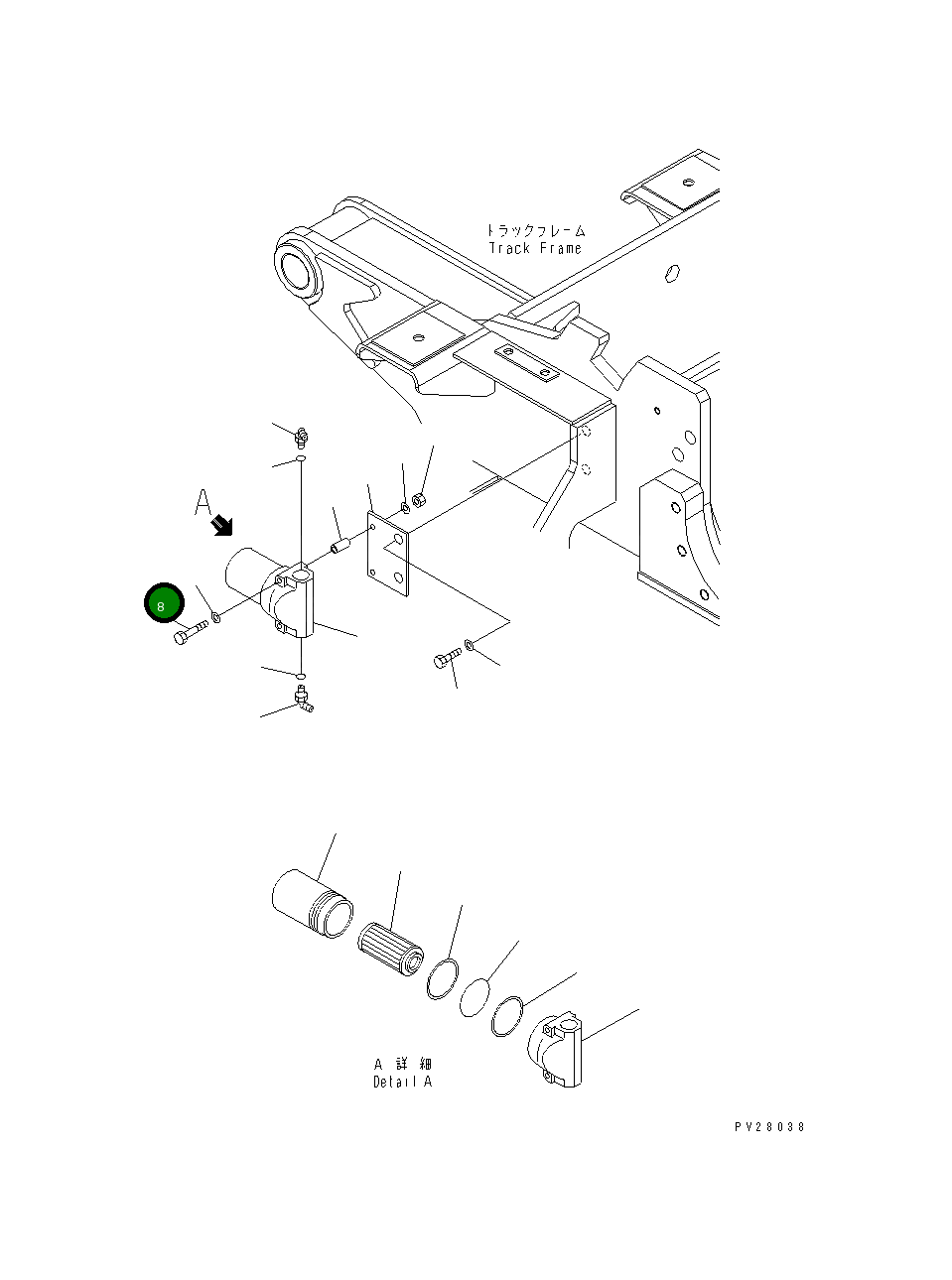 Болт 01010-80685 Komatsu