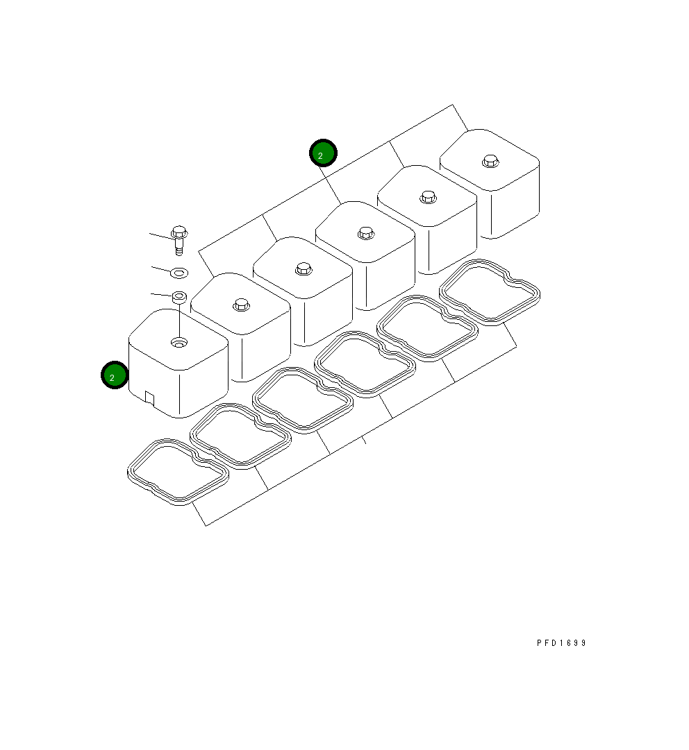 Крышка 6735-11-8120 Komatsu
