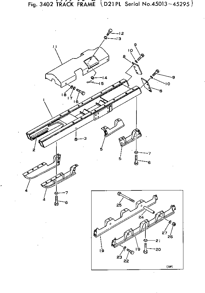 Болт 01011-31485  Komatsu