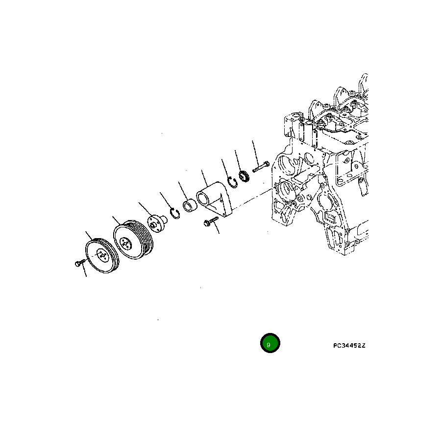 Болт 6735-61-3170 Komatsu