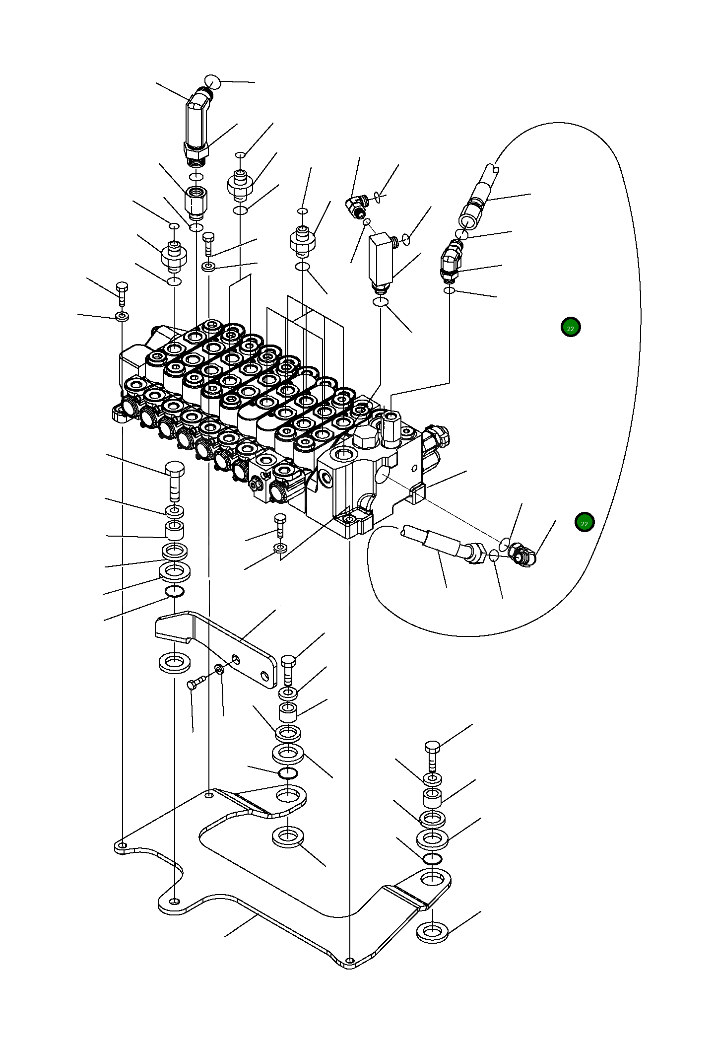 Кольцо уплотнительное (O-Ring) 21D-09-69970 Komatsu