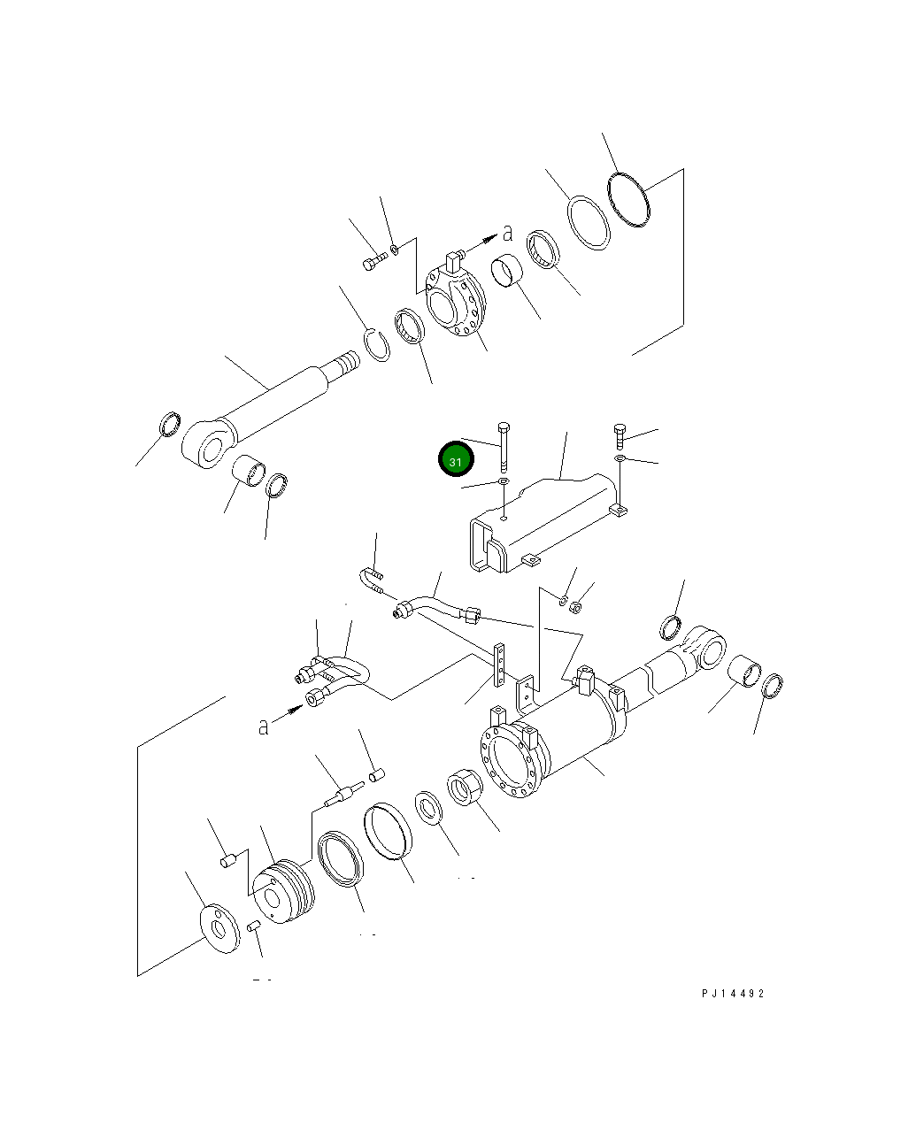 Болт 01010-51495 Komatsu