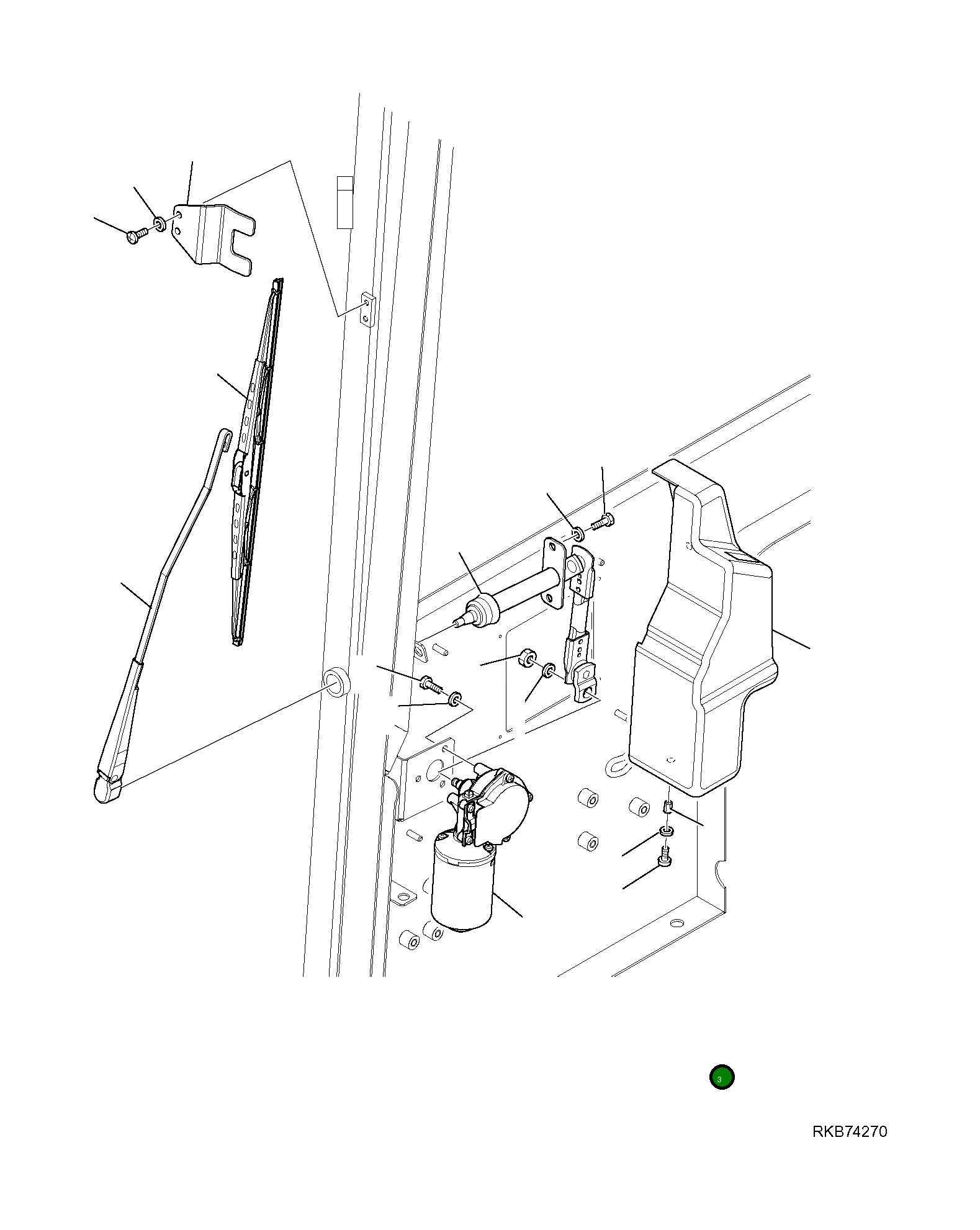 Болт 2A1-54-14970 Komatsu