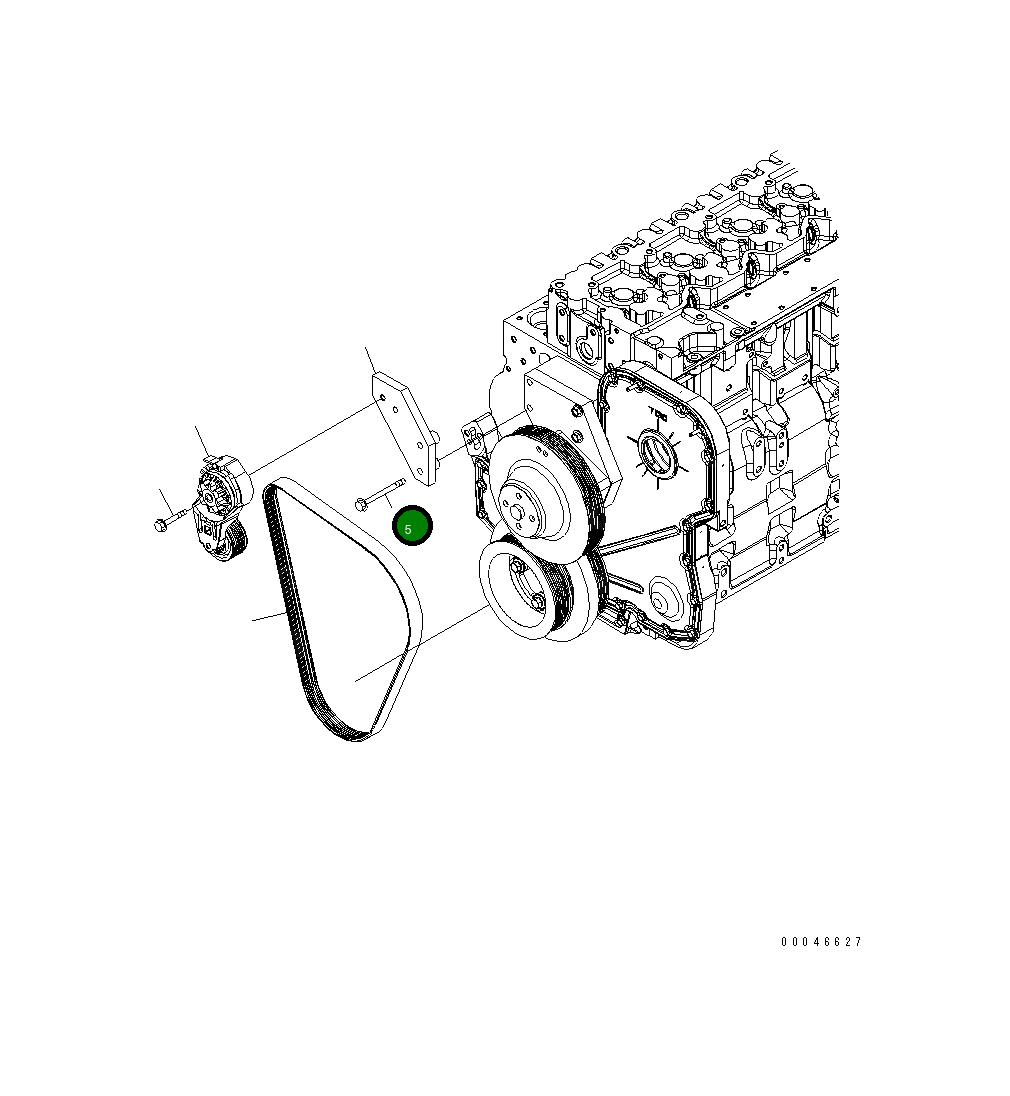Болт 6743-62-3110  Komatsu