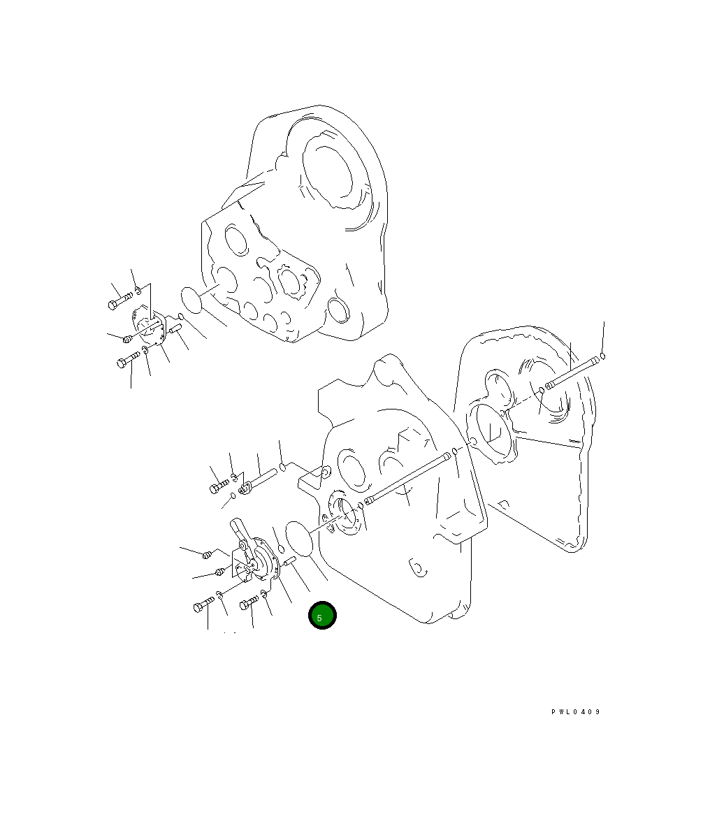 Крышка 176-76-62350 Komatsu