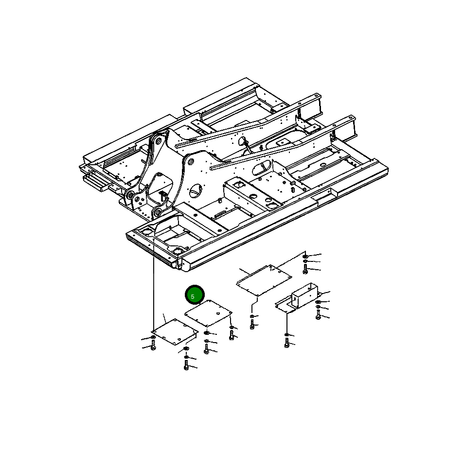 Крышка 20Y-54-J1710 Komatsu