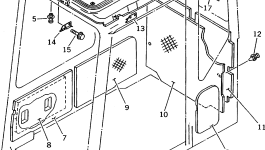 Крышка 20Y-54-18651 Komatsu