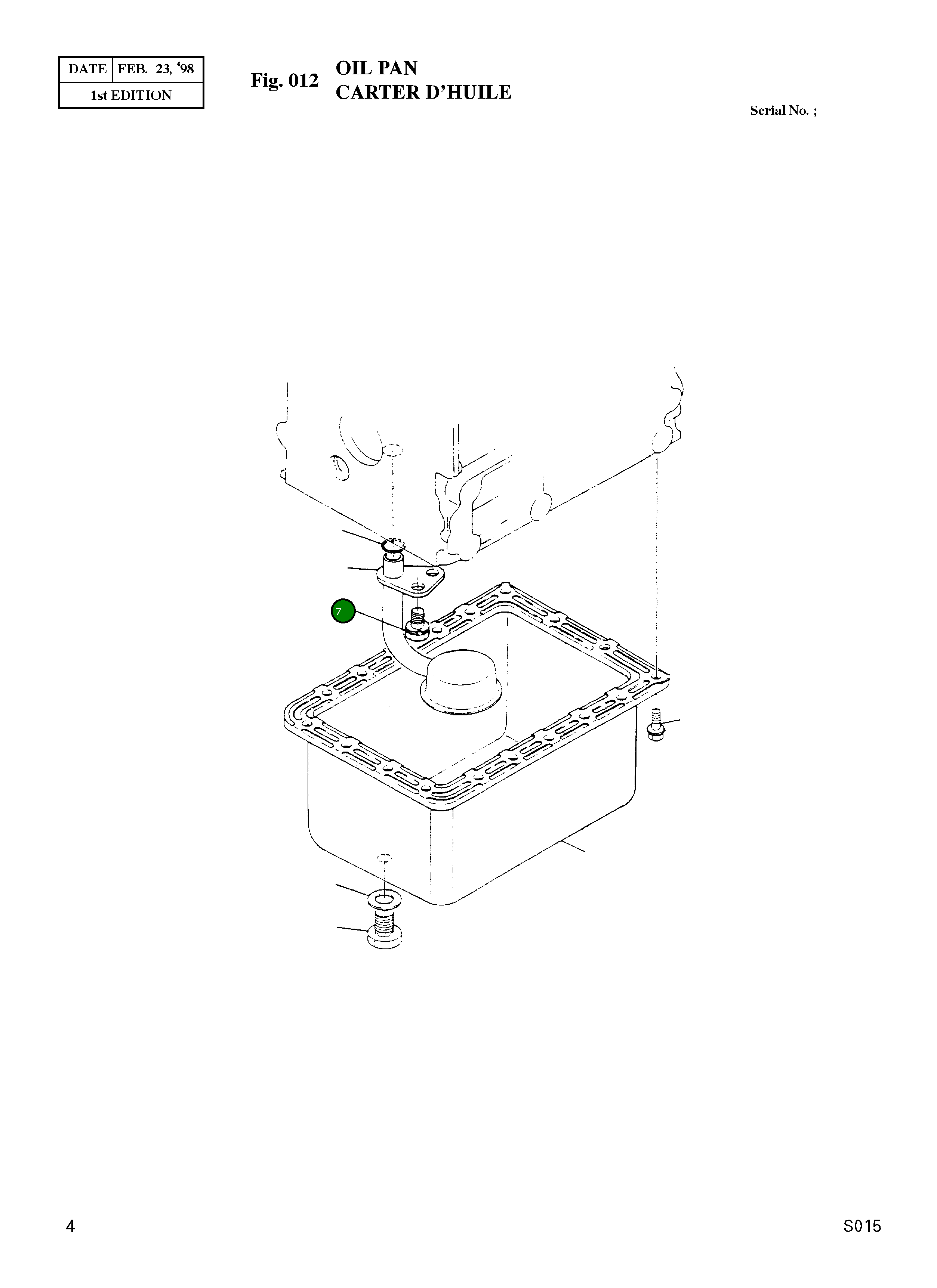 Болт 01123-50814 Komatsu