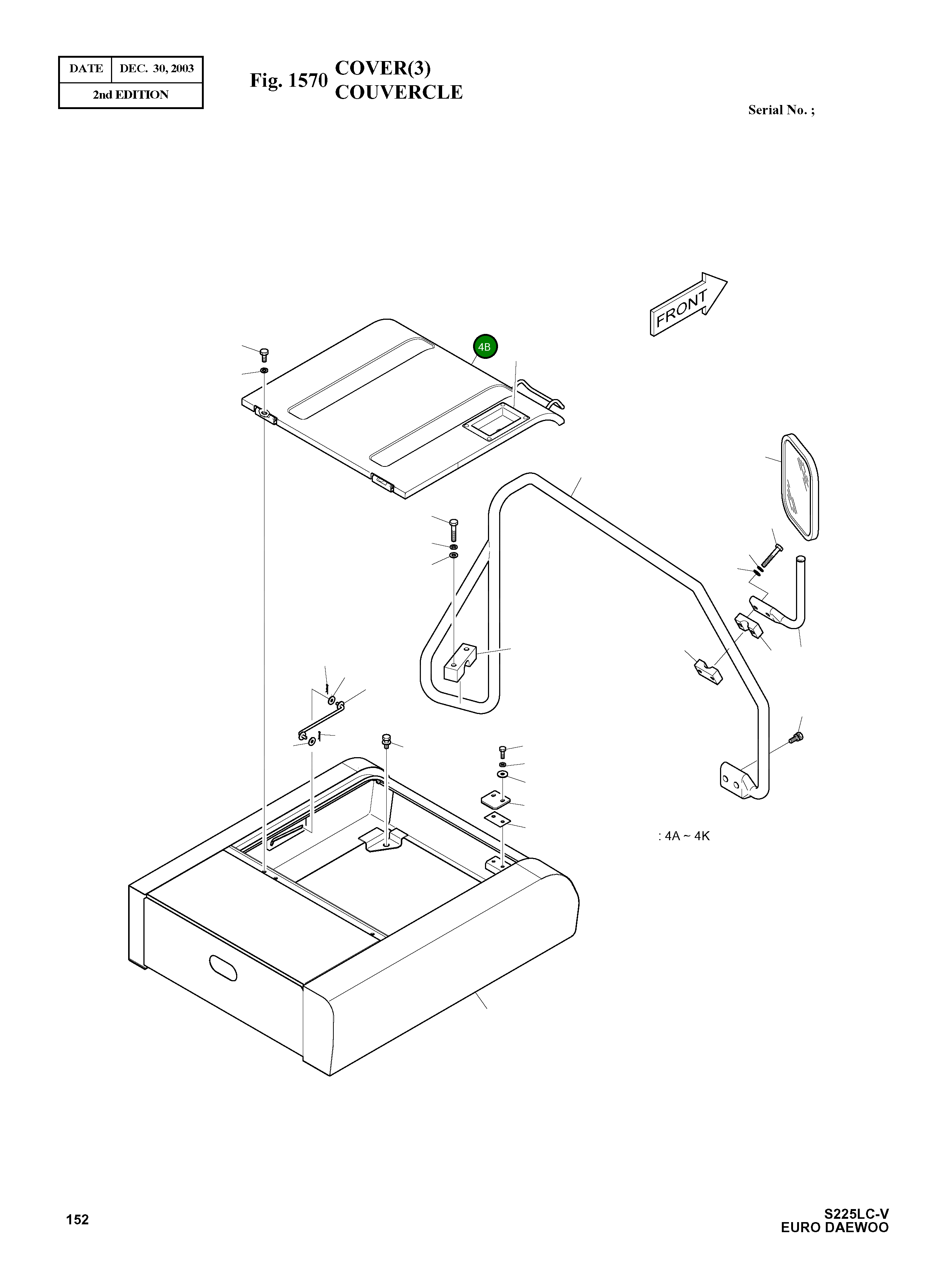 Крышка 621-01877A Komatsu