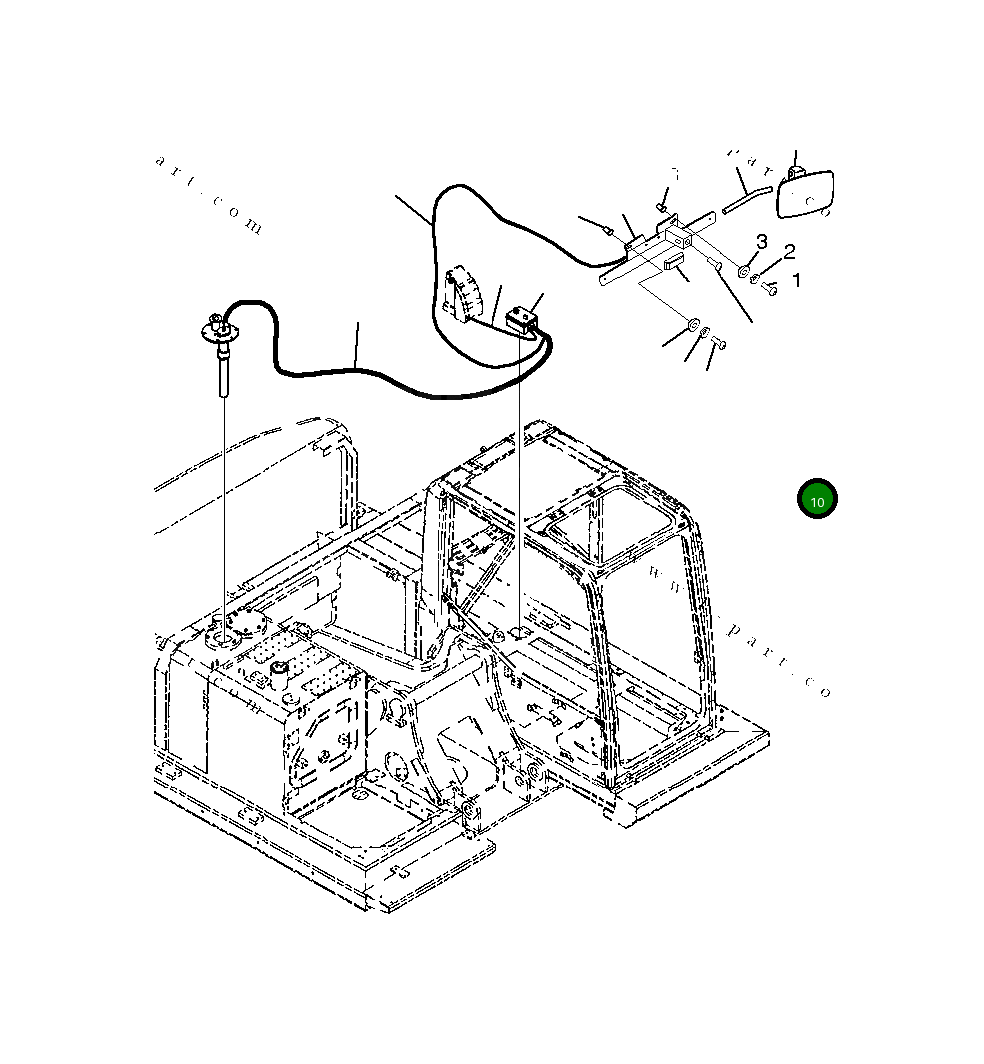 Болт 01252-90620  Komatsu