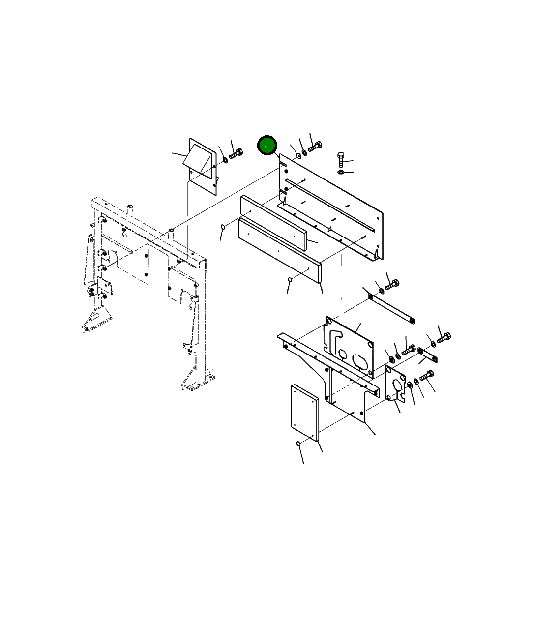Крышка 423-54-57120 Komatsu