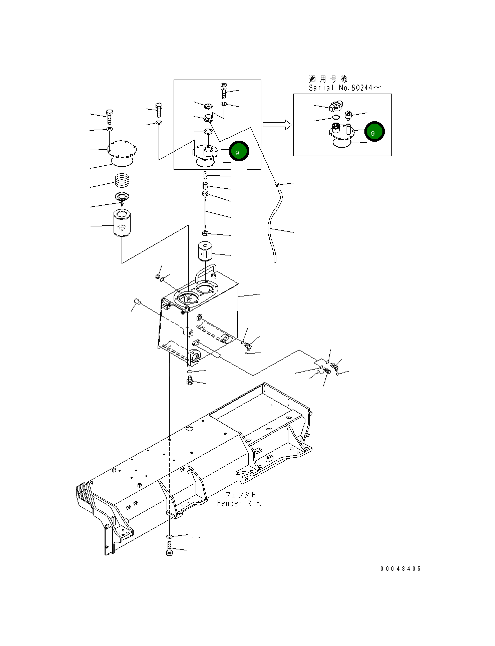 Крышка 17A-60-42171 Komatsu