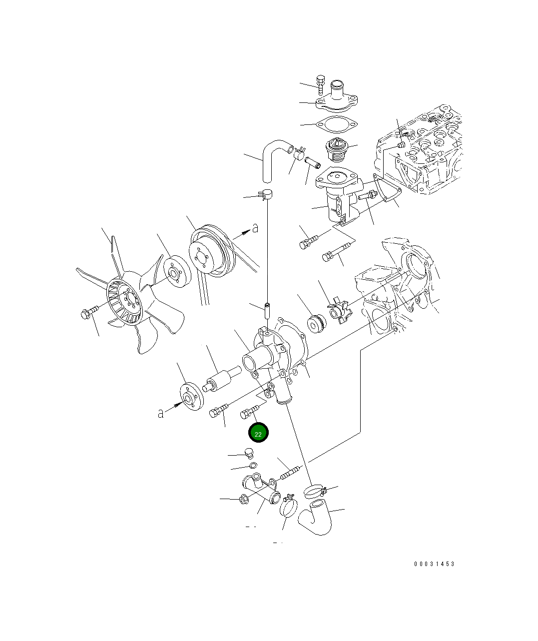 Болт 460-150  Komatsu