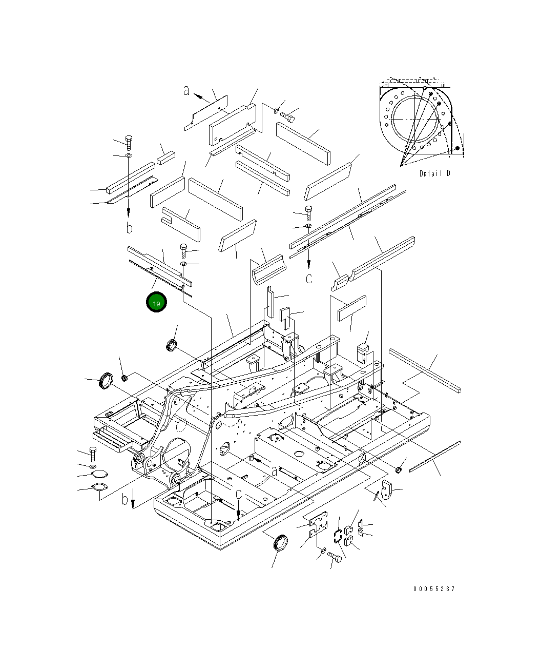 Крышка 20Y-46-42433 Komatsu